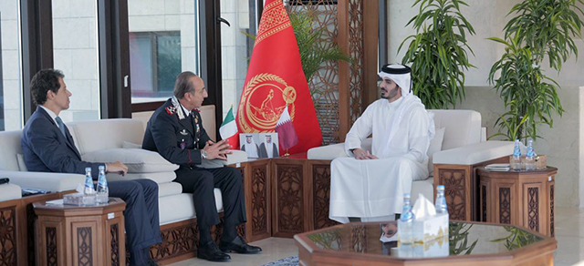 Il Comandante Generale in Qatar